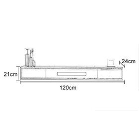 Meuble TV Meuble TV Flottant Meuble TV Mural Étagère Flottante Étagère Murale avec Tiroir Décodeur Routeur Meubles TV Chambre