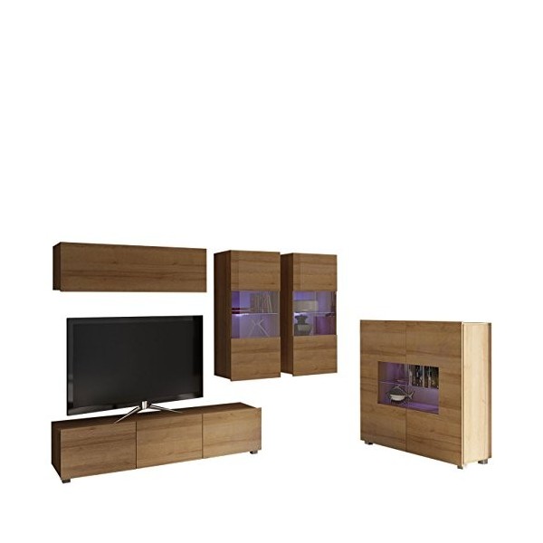 Mirjan24 Calabrini VI Meuble de Salon Moderne pour Salle de séjour, Salle de séjour, Salle de séjour, Meuble TV