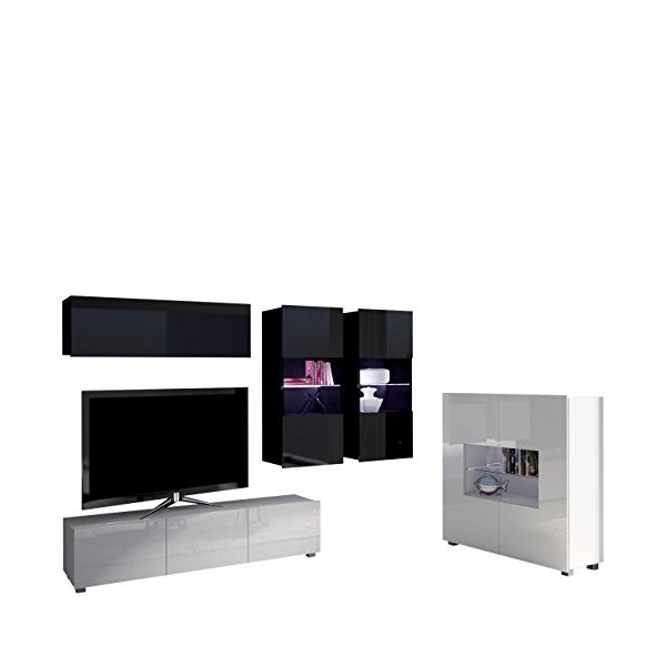 Mirjan24 Calabrini VI Meuble de Salon Moderne pour Salle de séjour, Salle de séjour, Salle de séjour, Meuble TV