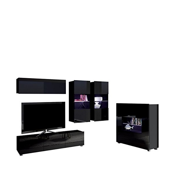 Mirjan24 Calabrini VI Meuble de Salon Moderne pour Salle de séjour, Salle de séjour, Salle de séjour, Meuble TV