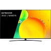 LG 65NANO766 TV LED NanoCell 4K 65 Pouces 164 cm & Ergosolid Chariot TV Meuble Télé Support avec Roulette Pied Pivotant et 