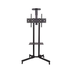 Support de sol pour chariot TV mobile avec plateau | Support de montage VESA pour plasma/LCD/LED 32"-100" | Chariot dafficha