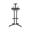 Support de sol pour chariot TV mobile avec plateau | Support de montage VESA pour plasma/LCD/LED 32"-100" | Chariot dafficha