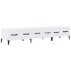 Meuble TV Blanc 150x34,5x30 cm Bois dingénierie - Banc TV, Meuble TV Suspendu, Convient pour Salon ou Chambre
