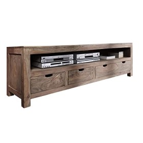 Meuble TV - Bois Massif de Palissandre huilé - Nature Grey 44