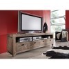 Meuble TV - Bois Massif de Palissandre huilé - Nature Grey 44