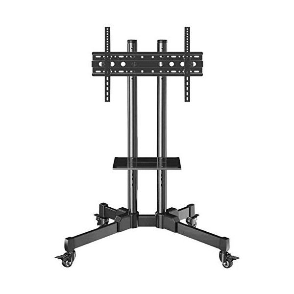 SEESEE.U Table pivotante Universelle Meuble TV en Acier Inoxydable Meuble TV Rotatif pour 50 téléviseurs 86 Pouces Meuble TV 