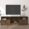 Meuble TV, Meuble TV Moderne avec Porte et Compartiments, Meuble de Divertissement TV pour Salon, Chambre à Coucher, Meuble T