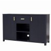 Decor Therapy Emerson Support de console multimédia pour téléviseurs jusquà 59", 47" x 29", noir