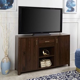 Decor Therapy Emerson Support de console multimédia pour téléviseurs jusquà 59", 47" x 29", noir