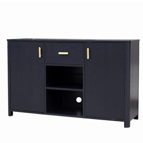 Decor Therapy Emerson Support de console multimédia pour téléviseurs jusquà 59", 47" x 29", noir