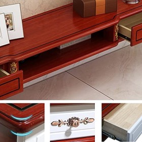 Meuble TV Meuble TV Flottant Étagère de Rangement Multimédia, Meuble TV Mural de Rangement pour Routeur Décodeur avec Tiroir,