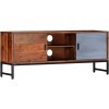 Meuble TV Meuble TV avec Rangement Salon Meuble TV Console Multimédia 47,2" x11,8 x19,2 Bois dAcacia Massif pour Salon, Coul