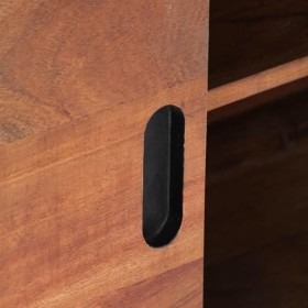 Meuble TV Meuble TV avec Rangement Salon Meuble TV Console Multimédia 47,2" x11,8 x19,2 Bois dAcacia Massif pour Salon, Coul