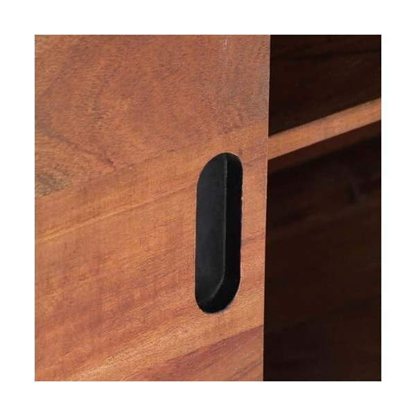 Meuble TV Meuble TV avec Rangement Salon Meuble TV Console Multimédia 47,2" x11,8 x19,2 Bois dAcacia Massif pour Salon, Coul