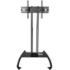 SEESEE.U Table pivotante Universelle Meuble TV Support TV Flottant en Acier Inoxydable pour téléviseurs 32 70 Pouces Meuble T