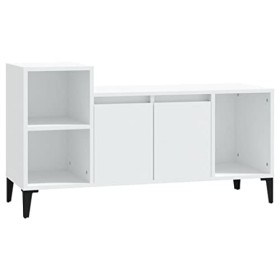 VEEKI Meuble TV, Meuble TV Suspendu, Meuble TV Industriel, Meuble TV Bois, Meuble Chambre, Convient pour Salon ou Chambre, Bl