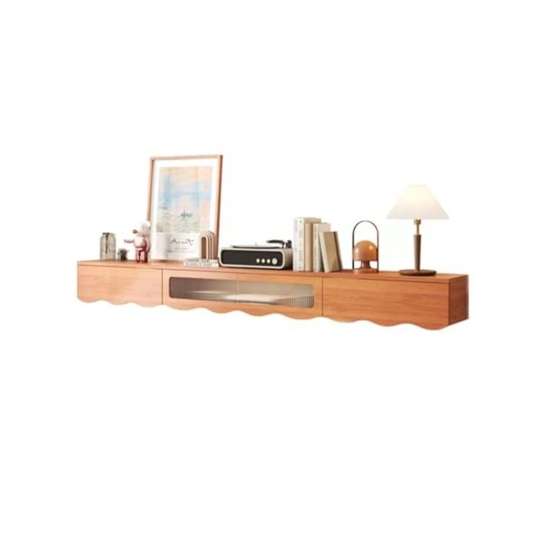Meubles TV Meuble TV flottant domestique, centre de divertissement mural et étagère darmoire, console TV avec rangement, con