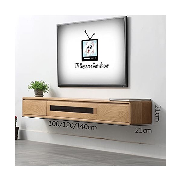 Meuble TV mural Meuble TV boîtier décodeur étagère Console TV armoire de rangement boîte de rangement support DVD boîte de câ