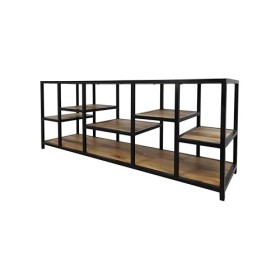 HSM Collection Levels - Meuble TV - Bois de manguier/Fer 140 * 40 * 55