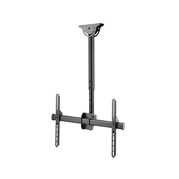 HALTERUNGSPROFI DHS6001 Support Plafond inclinable et Rotatif à 360° pour TV 40 42 46 47 50 55 60 63 65 70" VESA jusquà 600 