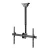HALTERUNGSPROFI DHS6001 Support Plafond inclinable et Rotatif à 360° pour TV 40 42 46 47 50 55 60 63 65 70" VESA jusquà 600 