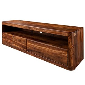 Meuble TV - Bois Massif de Palissandre laqué Noisette - Toronto&nbsp; 247