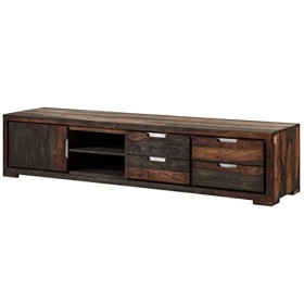 Meuble TV - Bois Massif de Palissandre huilé - Tambora 874