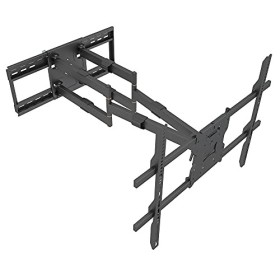 MountIt! Support mural pour TV Full Motion avec bras dextension de 99 cm de long – Capacité de 124,7 kg – Support TV à doubl