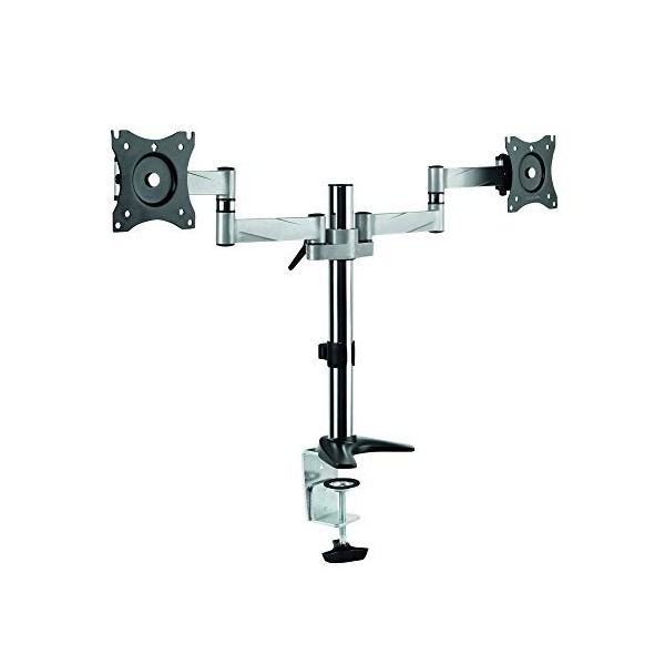 ZUB Logilink Dual Monitor Mount, 13"-27" Aluminum