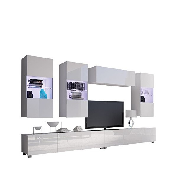 Mirjan24 Calabrini V Meuble de Salon Moderne pour Salle de séjour, Mural, Salle de séjour, Meuble TV