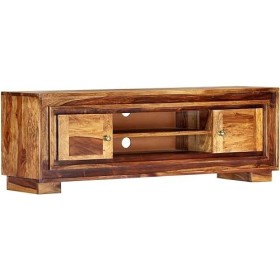 Meuble TV Meuble TV Meuble TV avec Rangement Meuble TV en Bois 46,5" x11,8 x15,7 Bois de Sesham Massif pour Salon, Couloir, E