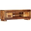 Meuble TV Meuble TV Meuble TV avec Rangement Meuble TV en Bois 46,5" x11,8 x15,7 Bois de Sesham Massif pour Salon, Couloir, E