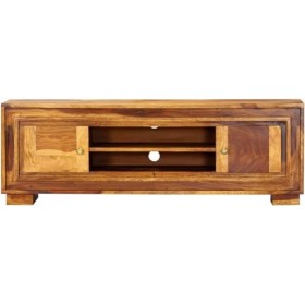Meuble TV Meuble TV Meuble TV avec Rangement Meuble TV en Bois 46,5" x11,8 x15,7 Bois de Sesham Massif pour Salon, Couloir, E