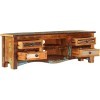 Suuim Meuble TV de Salon Meuble TV Console multimédia Meuble TV en Bois 47,2" x11,8 x15,7 Bois de récupération Massif pour Sa
