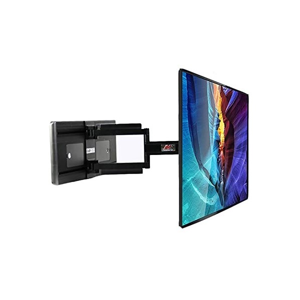 Support Mural pour téléviseur, pivotant, inclinable, Extensible, Rotatif, Support Mural pour téléviseurs de 32 à 65 Pouces ju