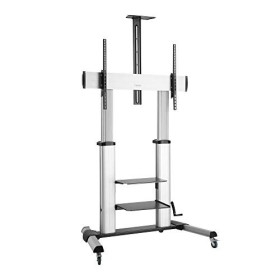LogiLink ZUB Display cart, 60"-100" Silver