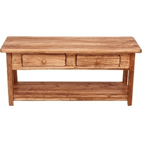 Biscottini Meuble TV Bois Massif 110 x 50 x 40 cm Made in Italy | Meuble Bois TV de Tilleul | Table TV en Bois Artisanal | Me