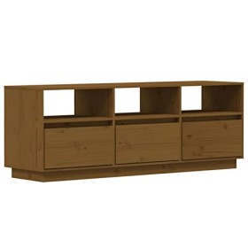 Meuble TV en Bois, Meuble TV Moderne avec Compartiment Ouvert et tiroirs, Meuble TV, Meuble TV pour Salon, Table TV, Noir 60x