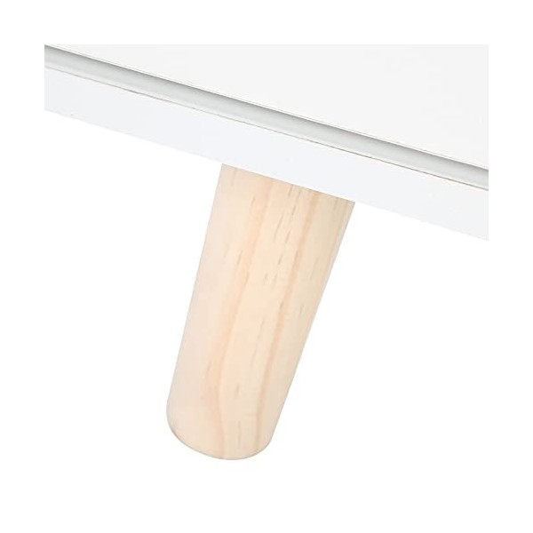 Cerlingwee Meubles de télévision de Rangement à tiroirs, Look Moderne et Contemporain avec 2 armoires Meuble de télévision po