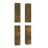 AIJUUKJP Meuble TV 4 pièces Chêne fumé 30,5 x 30 x 110 cm Meubles en bois dingénierie