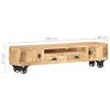 CBLDF Meuble TV 150 x 30 x 37 cm en manguier massif