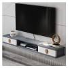 Étagère TV Flottante, Meuble TV Flottant Mural, Console multimédia, étagère Murale Flottante pour Meuble TV, Support de Range