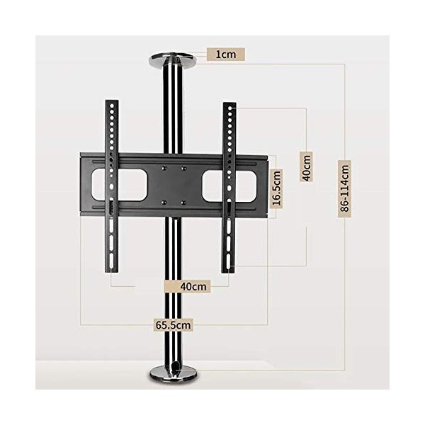 Support Mural pour téléviseur LCD TV Cadre Rotatif à 360 degrés Support au Sol Cloison de séparation Support Rotatif Meuble T