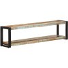Meuble TV Meuble TV avec Rangement Meuble TV en Bois Meuble TV en Bois 59,1" x11,8 x15,7 Bois de Récupération Massif pour Sal