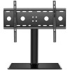 SEESEE.U Table pivotante Universelle Meuble TV Support TV en Acier Inoxydable pour 32 téléviseurs 75 Pouces Unités de Planche
