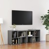 VEEKI Meuble TV, Meuble TV Suspendu, Meuble TV Blanc, Meuble TV Industriel, Meubles de Salon, Salon, Chambre, Cadre en Acier,