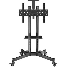 SEESEE.U Table pivotante Universelle Meuble TV Support TV en Acier Inoxydable pour téléviseurs 15 32 Pouces Unités de Planche