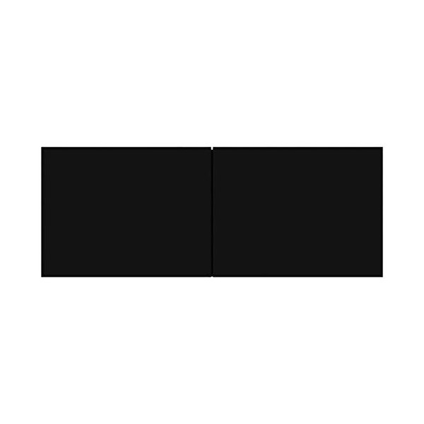 Kstyhome Meuble TV Meuble TV Meuble de Rangement pour Banc TV avec 2 étagères pour Salon 80x30x30 cm, Noir