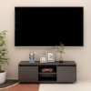 VEEKI Meuble TV, Meuble TV Suspendu, Meuble TV Industriel, Meuble TV Bois, Meuble Chambre, Convient pour Salon ou Chambre, Gr